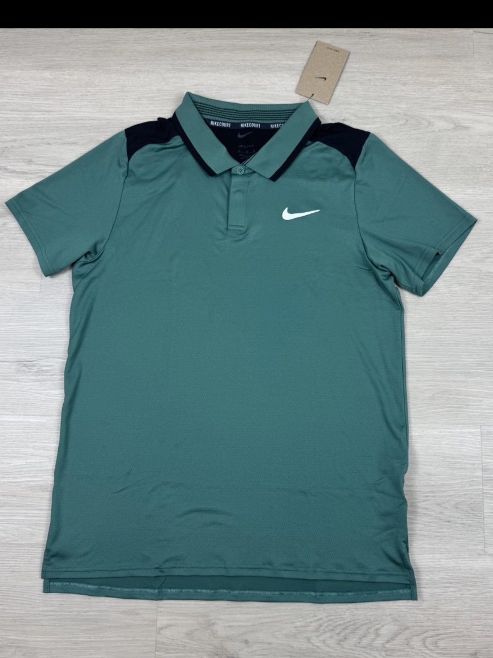 Nike Court Advantage Dri-FIT Tennis Polo FD5314-361 Green Men’s S NWT